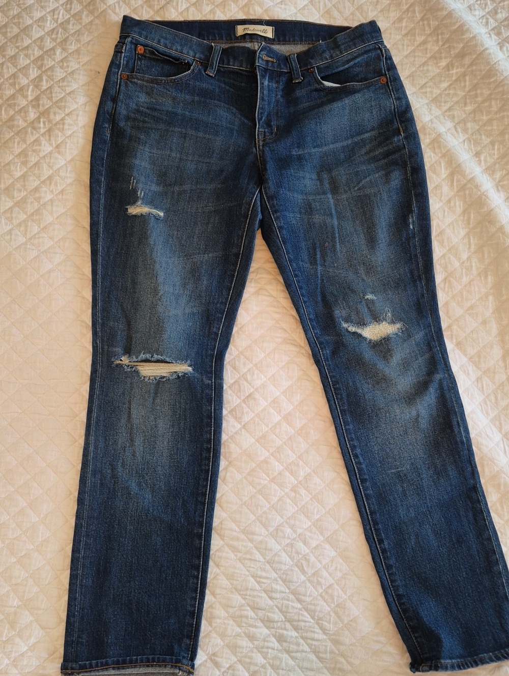 Madewell Slim Boyjean Distressed Women’s Jeans